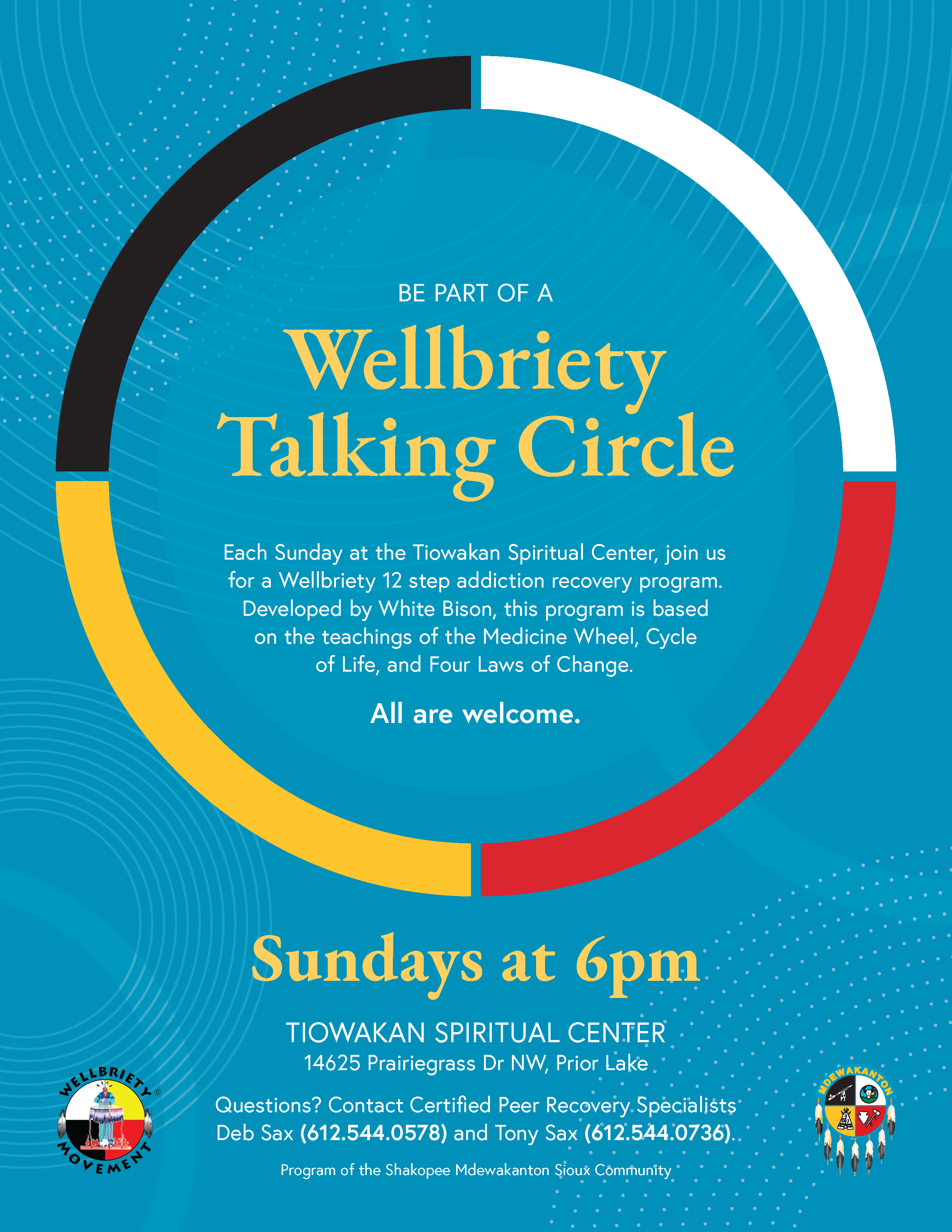 02-2025 SMSC Medicine Wheel 12 Steps Poster Mothers of Tradition