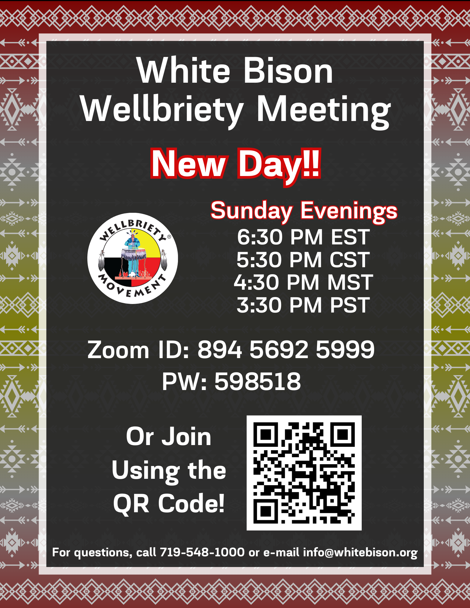 Sunday Night Meeting Flyer Mothers of Tradition